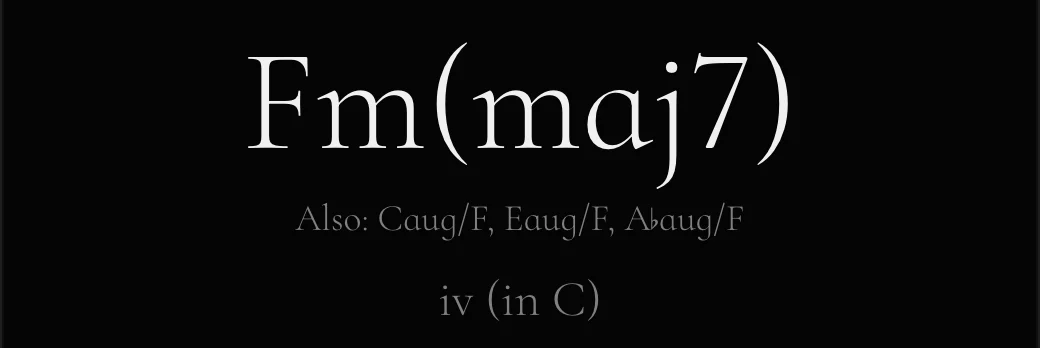 Fm(maj7)
